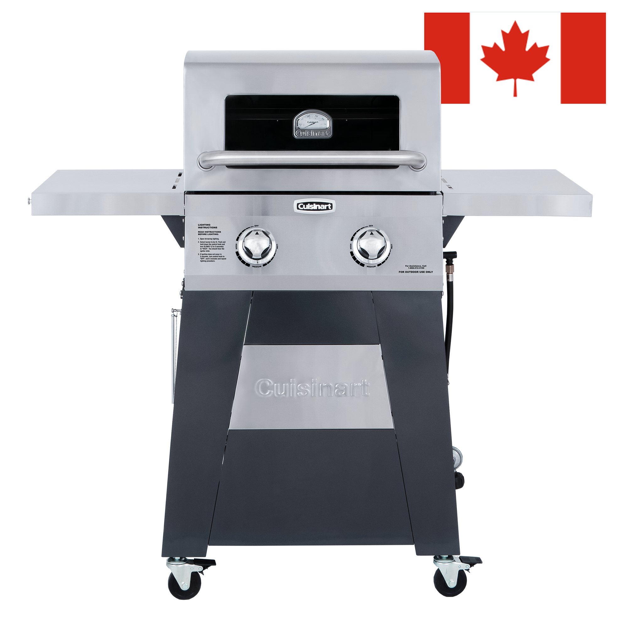 Cuisinart 2-Burner Dual Fuel Gas Grill (Propane/Natural Gas) | CANADA - Inactive