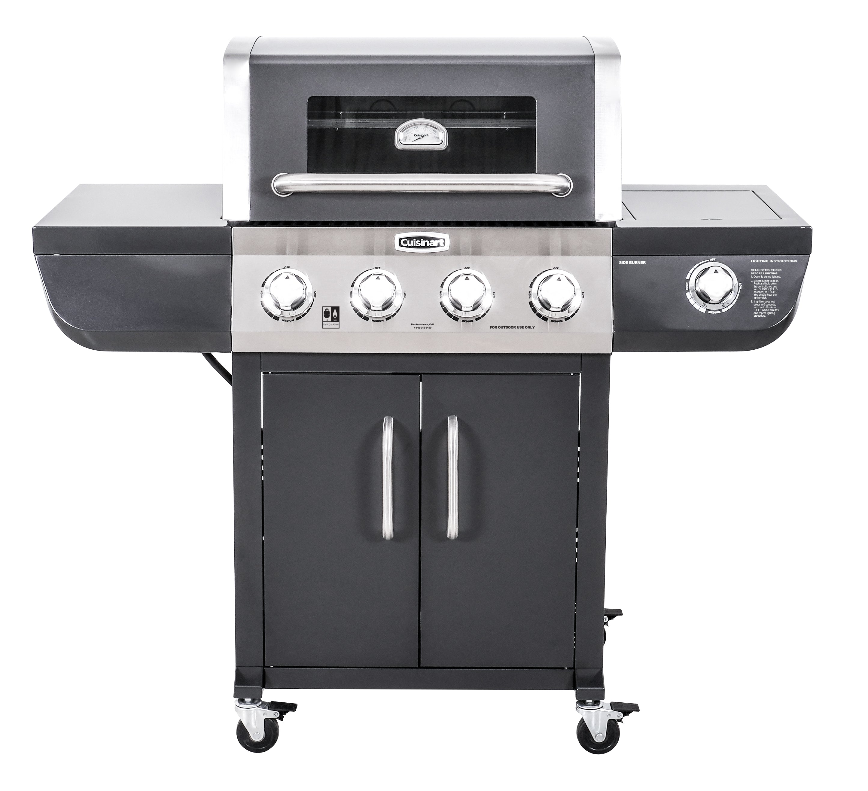 Cuisinart 4-Burner Dual Fuel Gas Grill (Propane/Natural Gas)