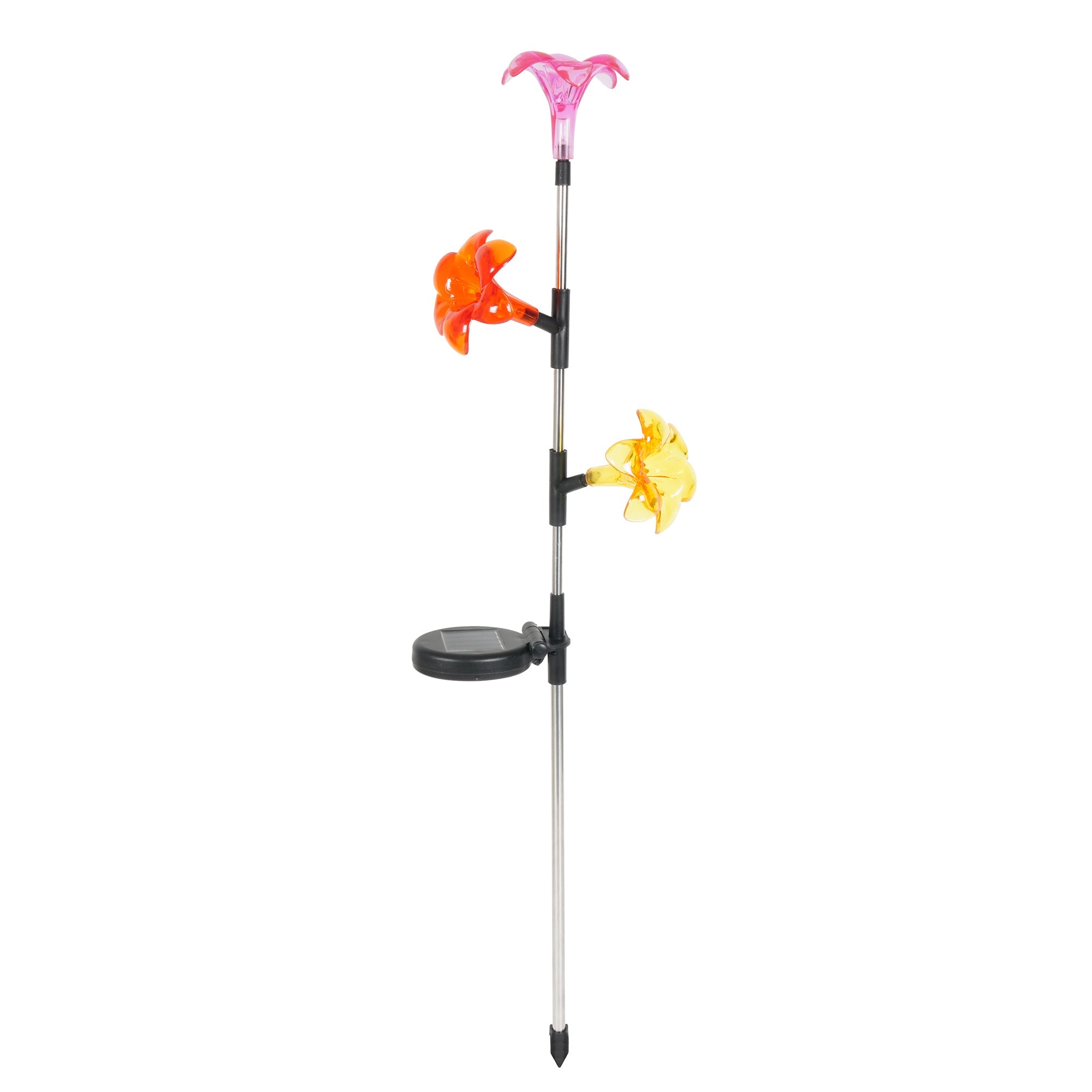 Lux-Landscape Solar Triple Lily